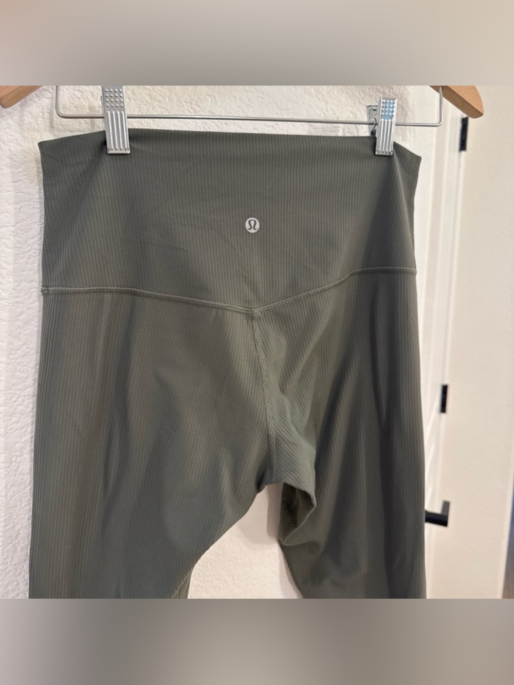 Lululemon  Align Ribbed HR High Rise Pant 25" Size 10 Army Green